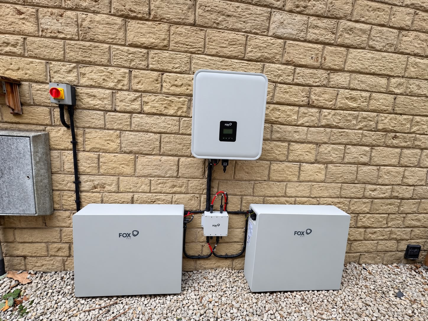 Two Fox ESS batteries and inverter installed by Zealous Electrical